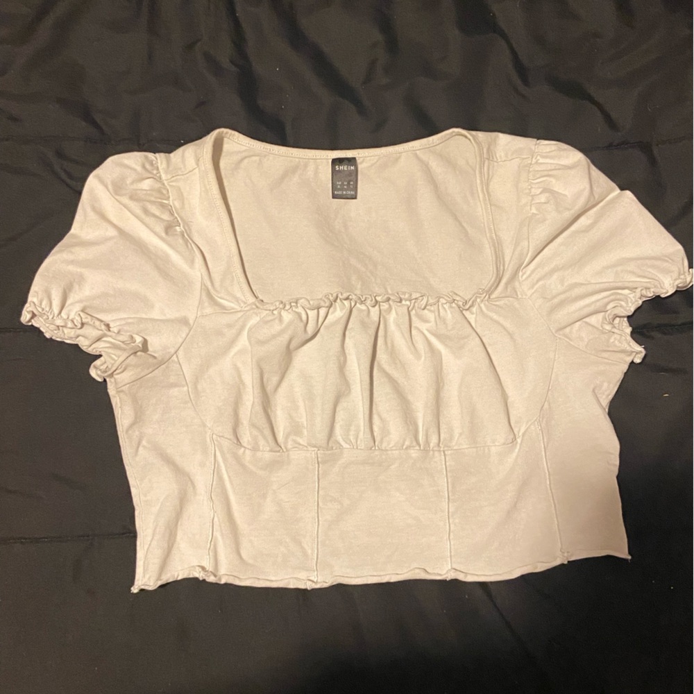 SHEIN- CROP TOP - COTAGE CORE